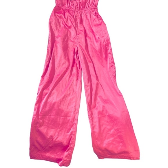NWOT MORE TO COME x Revolve Janece Keyhole Jumpsuit in Pink size small (no belt) - Picture 10 of 11